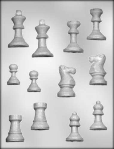 Chess Pieces Chocolate Mould - Click Image to Close